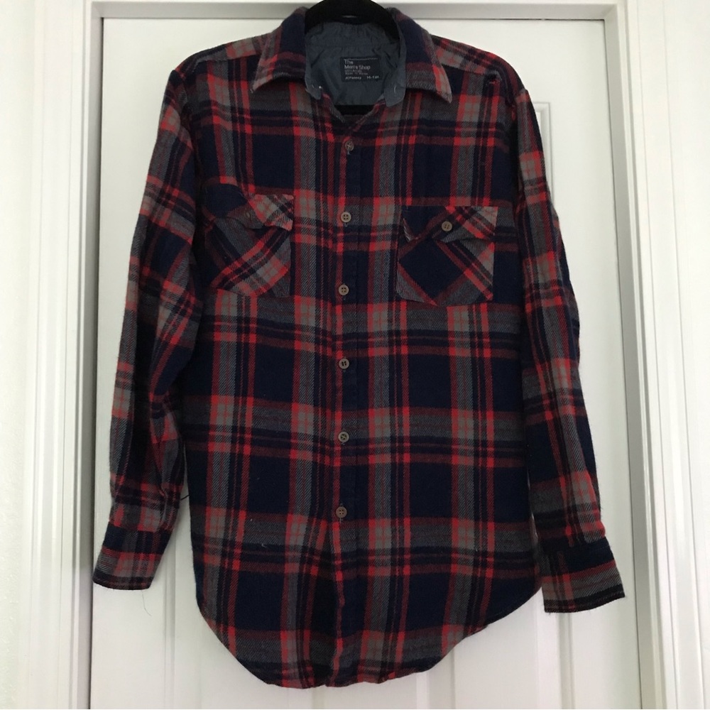 The Men’s Shop Flannel Button Down Shirt